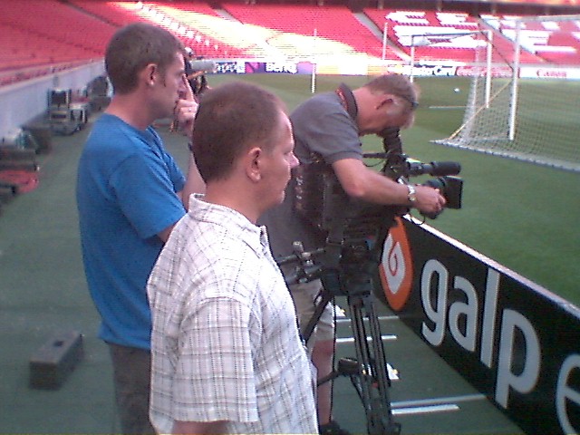 England training at Lisbon Luz